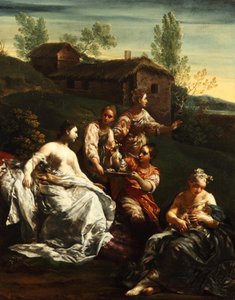 Arkasz születése vagy Adónisz születése (?) alkotó: Giuseppe Maria Crespi