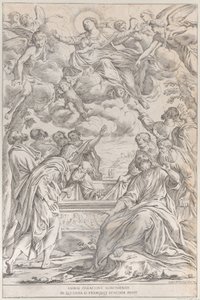 3. tábla: Szűz mennybemenetele, 1678. alkotó: Giuseppe Maria Mitelli