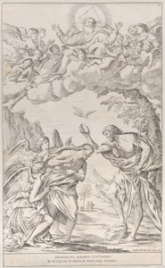 8. tábla: Krisztus megkeresztelkedése, 1678. alkotó: Giuseppe Maria Mitelli