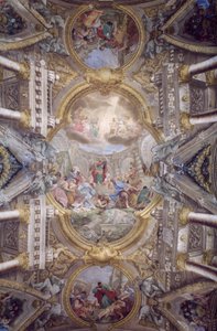 Szent Pál tettei Areopagusban, Bologna, Olaszország (fotó) alkotó: Giuseppe Maria and Antonio Rolli