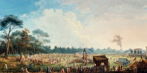 Ünnep a tanyákon III. Ferdinánd tiszteletére, Játékok a nagytölgyes réten