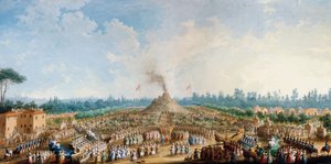 Ünnep a Cascine-ban III. Ferdinánd, a vulkán tiszteletére