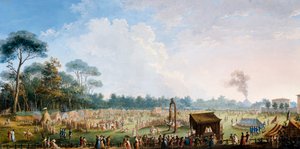 Ünnep a Cascine-ban III. Ferdinánd tiszteletére, Játékok a Nagytölgy réten