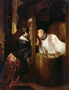 Gyónás alkotó: Giuseppe Molteni