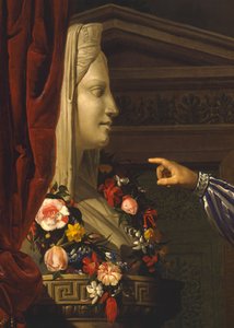 Öreg, aki Maria Luigia Hermáját mutatja unokájának, Giuseppe Molteni, 1830 körül, olaj, vászon alkotó: Giuseppe Molteni