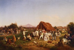 Vadásztársaság a nápolyi királyi családdal (festmény)