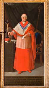 Pietro Gravina bíboros portréja, 1825 körül (olaj, vászon)