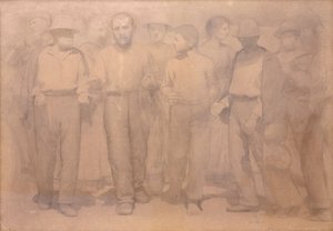 Rajzfilm A negyedik államhoz alkotó: Giuseppe Pellizza da Volpedo