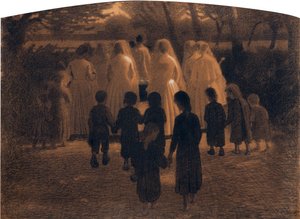 A halott gyermek, Pellizza da Volpedo, Giuseppe (1868-1907). Pasztell, karton, méret: 71x98 alkotó: Giuseppe Pellizza da Volpedo