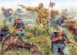 Indián háborúk a sziú és a cheyenne indiánok és az Egyesült Államok között: George Armstrong Custer (1839-1876) amerikai lovassági tábornok utolsó csatája, június 25., a Little Big Horn (Bighorn) csatában, Montana államban alkotó: Giuseppe Rava
