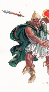 Trák peltast alkotó: Giuseppe Rava