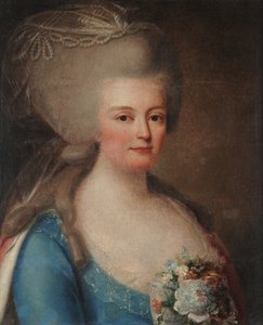 Mária Francisca Benedita hercegnő portréja alkotó: Giuseppe Troni