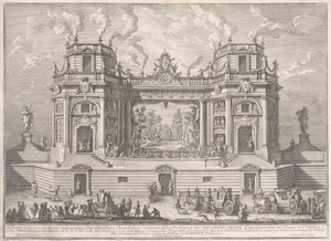 The Seconda Macchina for the Chinea 1761: A Magnificent Theatre, 1761.