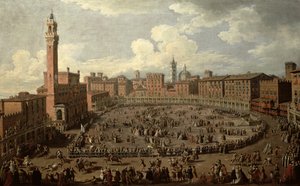 A Palio, Piazza del Campo, Siena