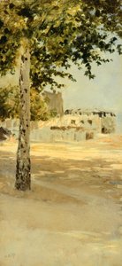 Párizs közelében, Giuseppe de Nittis, olaj, vászon alkotó: Giuseppe or Joseph de Nittis
