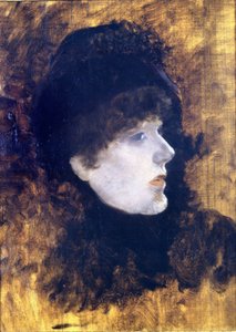 Henriette Rosine Bernard portréja Sarah Bernhardtnál (1844-1923) – De Nittis alkotó: Giuseppe or Joseph de Nittis