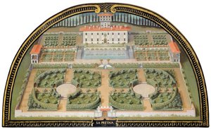 Villa Medicea La Petraia (középkori mag, a Brunelleschi család székhelye; 1575–1589 I. Ferdinando esetében