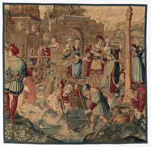 Tavasz: horgászjelenet a négy évszakból, 1600-as évek vége – 1700-as évek eleje.