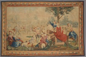 Május hónap: A május elsejei fesztivál színhelye alkotó: Gobelins Manufactory