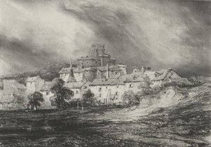Pont-Gibaud kastélya, 1830.