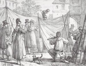 A majom és a leopárd A majom, 1818.