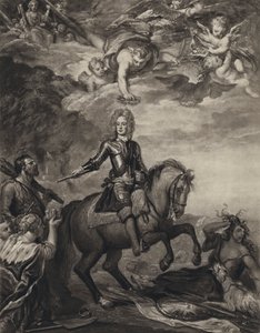 John Churchill, Marlborough hercege (litho) alkotó: Godfrey (after) Kneller