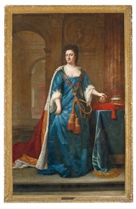 Anna királynő portréja (1665-1714) alkotó: Godfrey (studio of) Kneller