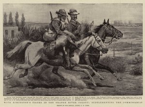 Rimington tigriseivel az Orange River Colony-ban, kiegészítve a Commissariat-ot alkotó: Godfrey Douglas Giles