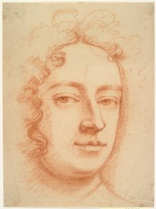 Férfi arca, háromnegyedes, közvetlenül a nézőre nézve, esetleg önarckép alkotó: Godfrey Kneller