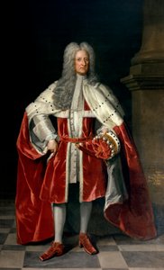 Henrik portréja, Szent János 1. vikomt (1652-1742) koronázási ruhájában, 1727