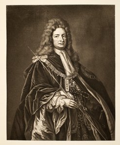 Robert Harley, Earl of Oxford, pub. 1902 (kollotípus) alkotó: Godfrey Kneller