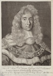 Sir George Jeffreys, walesi bíró alkotó: Godfrey Kneller