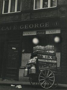 London utcai jelenet 1950-es évek