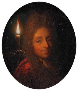 Önarckép égő gyertyával alkotó: Godfried Schalcken