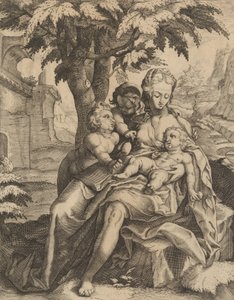Adomány. alkotó: Goltzius School
