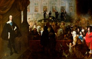 I. Károly (1600-49) kivégzése Whitehallban, 1649. január 30.