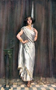 Egy alak, akit a pogányok imádhattak. alkotó: Gordon Frederick Browne