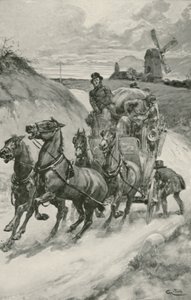 Egy színpadi edző a régi időkben alkotó: Gordon Frederick Browne