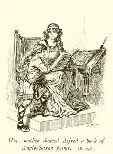 Alfredot olvasni tanítják alkotó: Gordon Frederick Browne