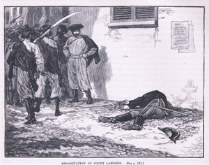 Lamberg gróf meggyilkolása i.sz. 1849 alkotó: Gordon Frederick Browne