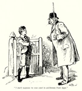 Illusztráció: A kincskeresők története, E Nesbit (litho) alkotó: Gordon Frederick Browne