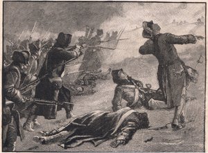 Montgomery támadása Quebec alacsony városa ellen 1775-ben alkotó: Gordon Frederick Browne