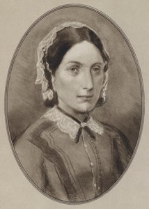 Florence Nightingale (litho) alkotó: Gordon Ross