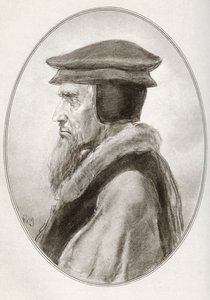 John Calvin, született Jehan Cauvin, a Living Biographies of Religious Leaders címmel alkotó: Gordon Ross