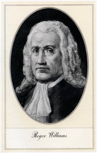 Roger Williams, angol-amerikai teológus, a XX. század eleje. alkotó: Gordon Ross