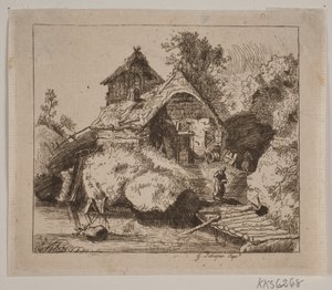 Régi parasztház alkotó: Gottfried Schaper