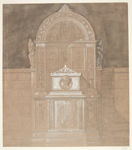 C. F. von Rumohr báró sírfelirata 1845 alkotó: Gottfried Semper