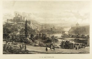 Tiflis látképe, 1830-as évek