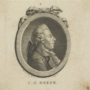 Christian Gottlob Neefe zeneszerző portréja 1748-1798 , c. 1780. alkotó: Gottlob August Liebe