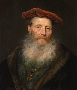 Szakállas férfi bársonysapkával, 1645.